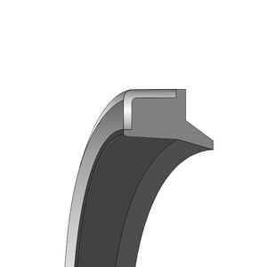 Obrázok zobrazuje profil tesnenia, stieracieho krúžku MEGAseal MSW920