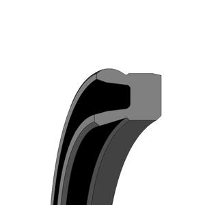 Obrázok zobrazuje profil pneumatického tesnenia piestu MEGAseal MSP05A