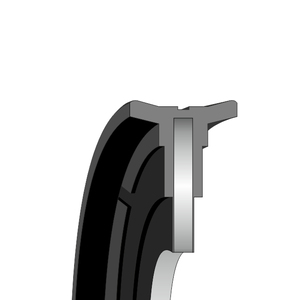 Obrázok zobrazuje profil pneumatického tesnenia piestu MEGAseal MSP951